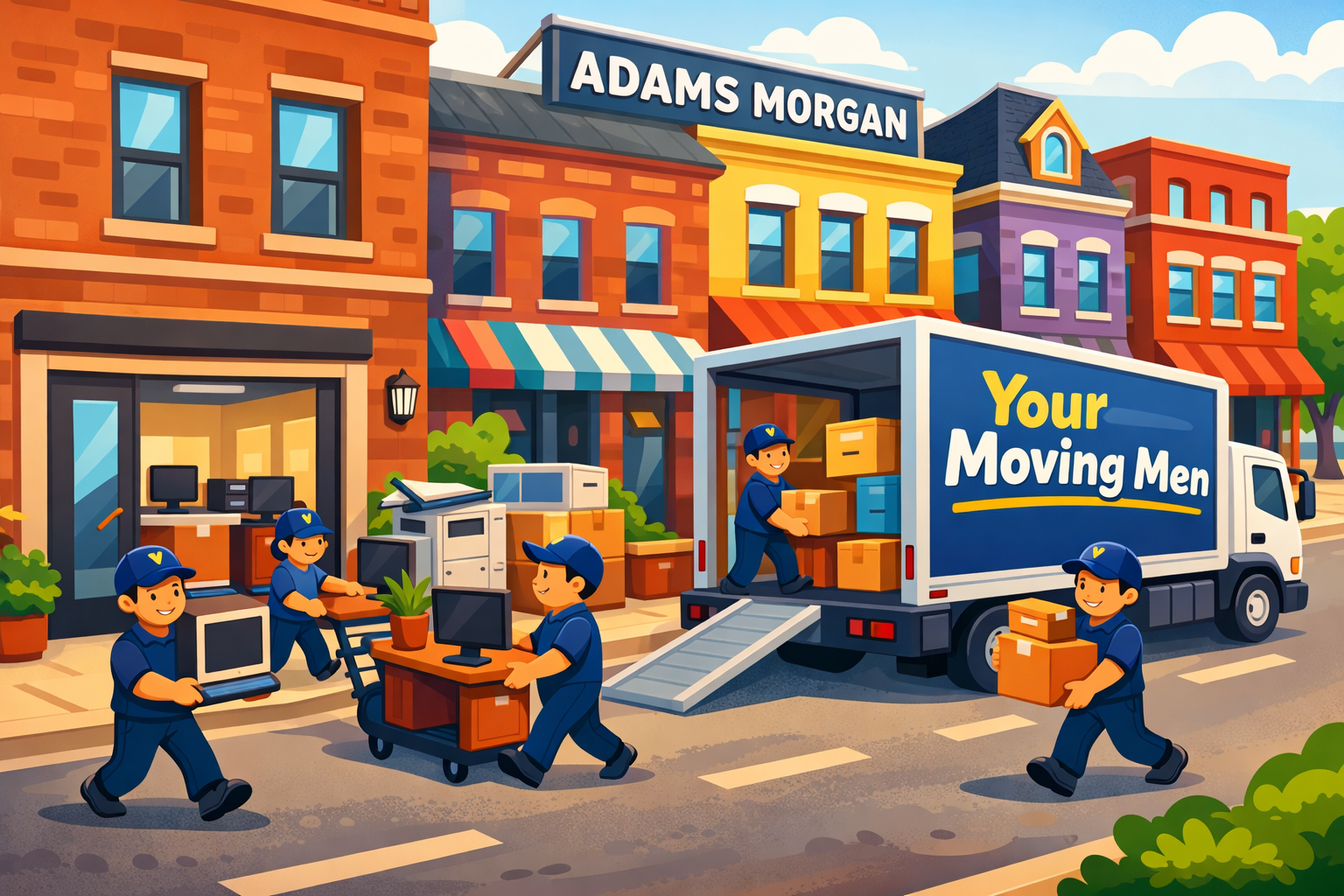 office movers in dc adams morgan dc your moving men
