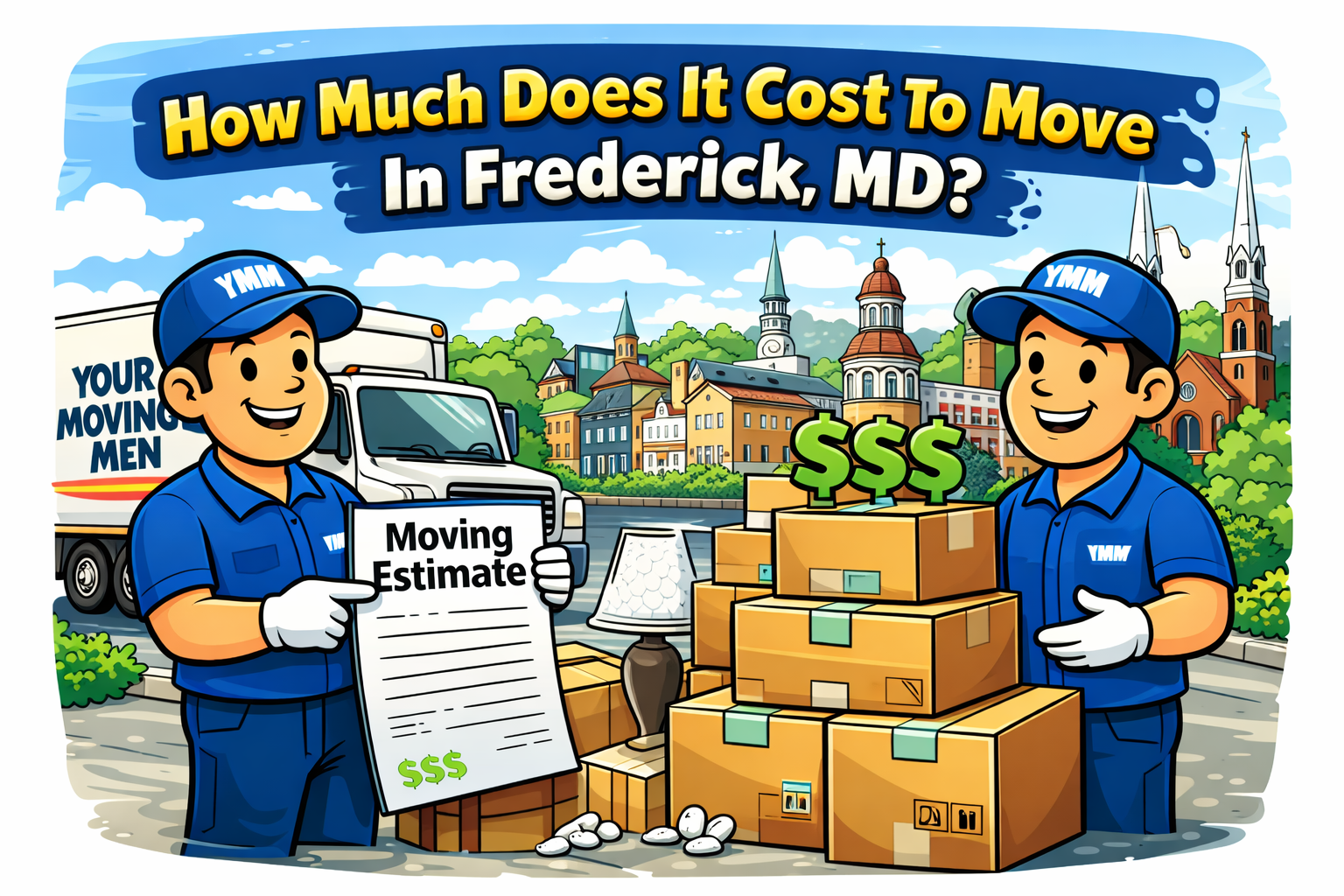 How much it cost to hire movers in Frederick, MD