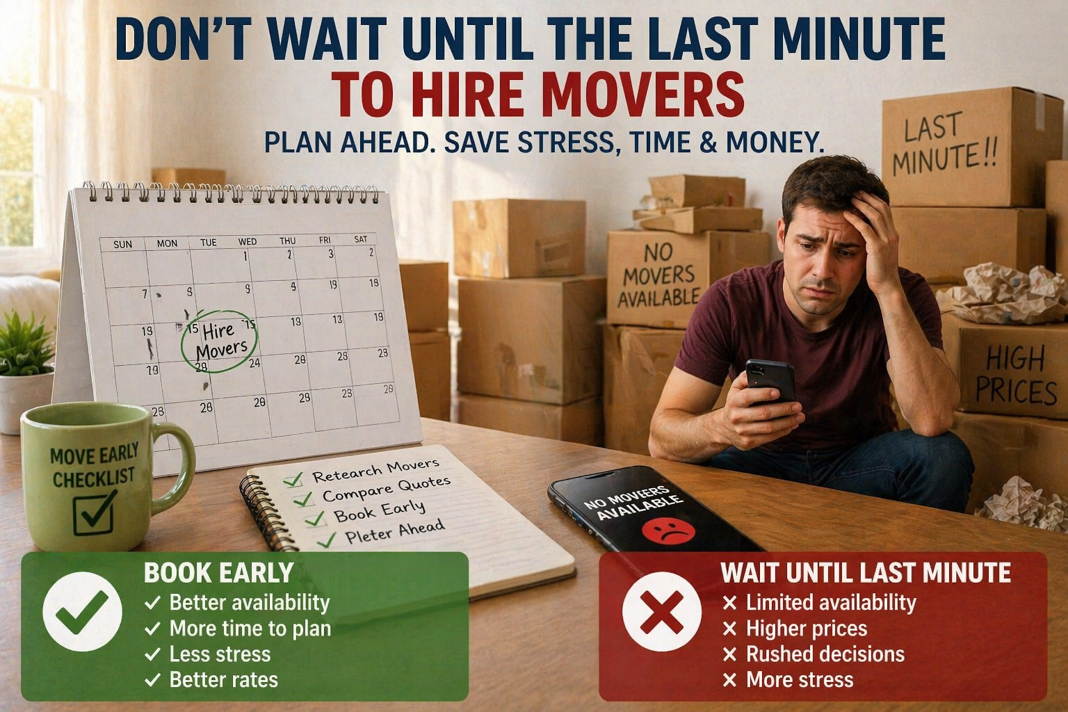 How Far in Advance Should You Book Your Movers?